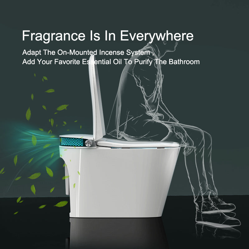 002 Avant-garde design floor-standing smart toilet embraces smart home