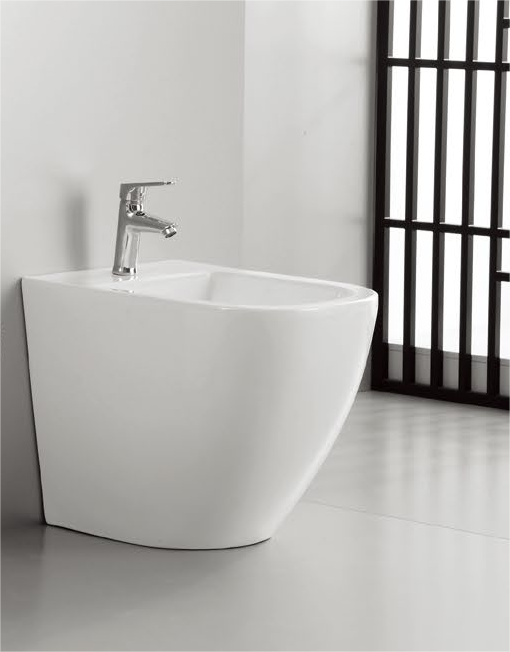 Quick set Patented product toilet&bidet back to wall, rimless, flush