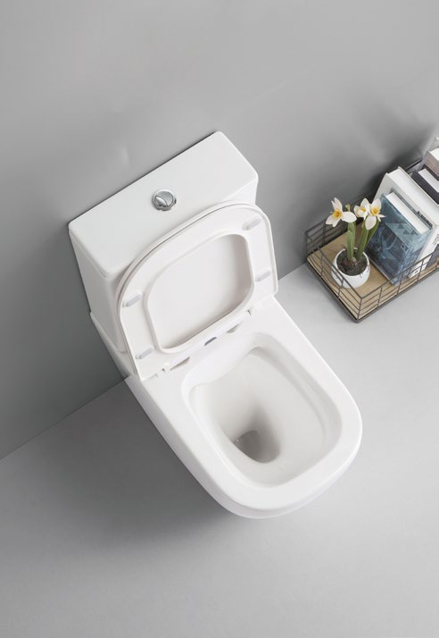 Qucik set Patented product floor-standing split toilet rimless, p/r-trap