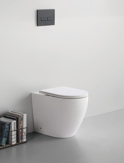 Aidy XL set The only floor-standing toilet on the market that can handle 100mm-230mm water discharge in all buildings&floor-standing bidet rimless, s/p-trap
