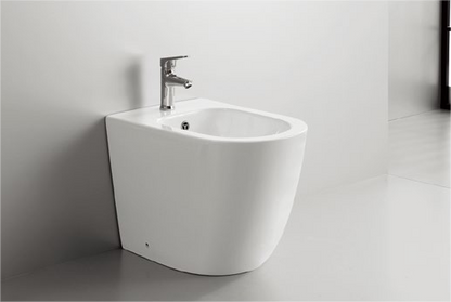 Aidy XL set The only floor-standing toilet on the market that can handle 100mm-230mm water discharge in all buildings&floor-standing bidet rimless, s/p-trap