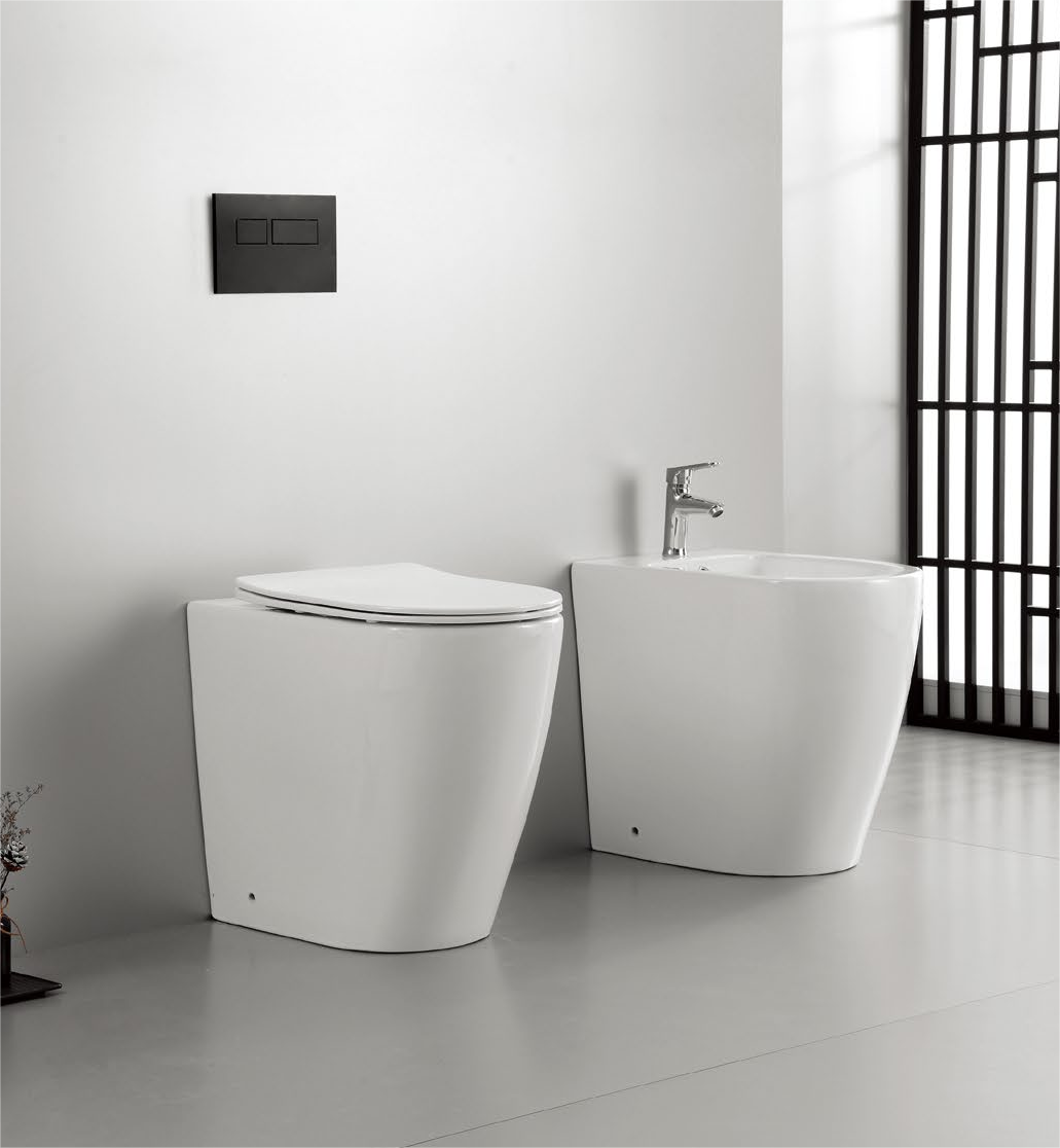 20009 Product size suitable for all disabled people, compatible with all market standards, 500mm high special care floor-standing basin for disabled people