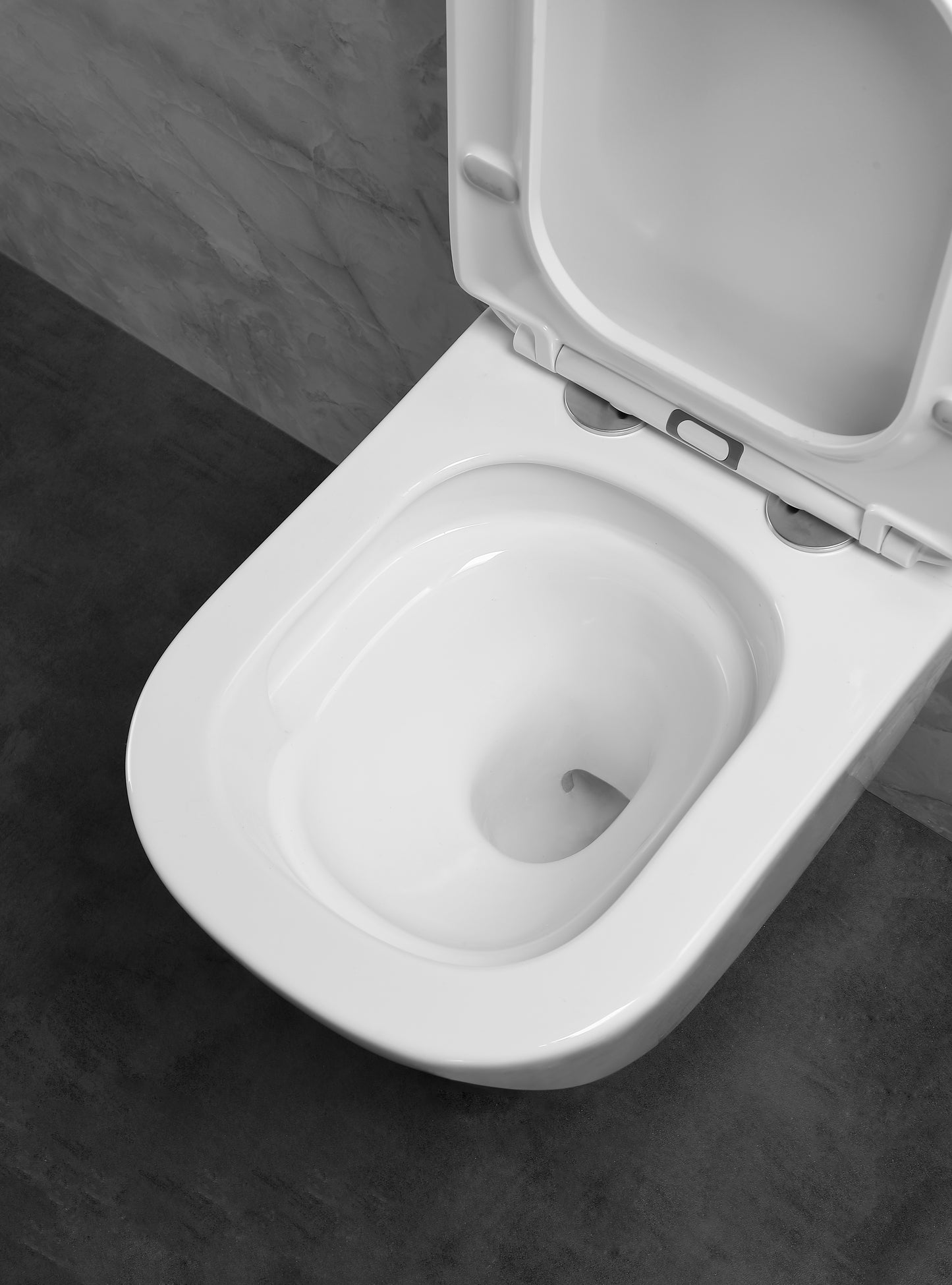 QUICK Tornado Series Modern Wall-Mounted Toilet and Sink Set
