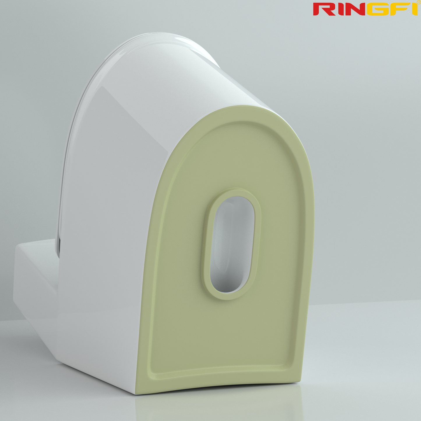 8653 One-piece modern design simple floor-standing ceramic toilet easy to clean