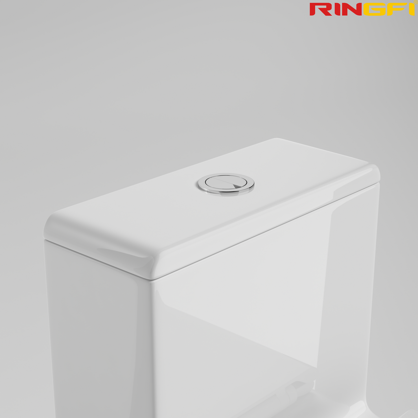 8651 One-piece modern design simple floor-standing ceramic toilet easy to clean