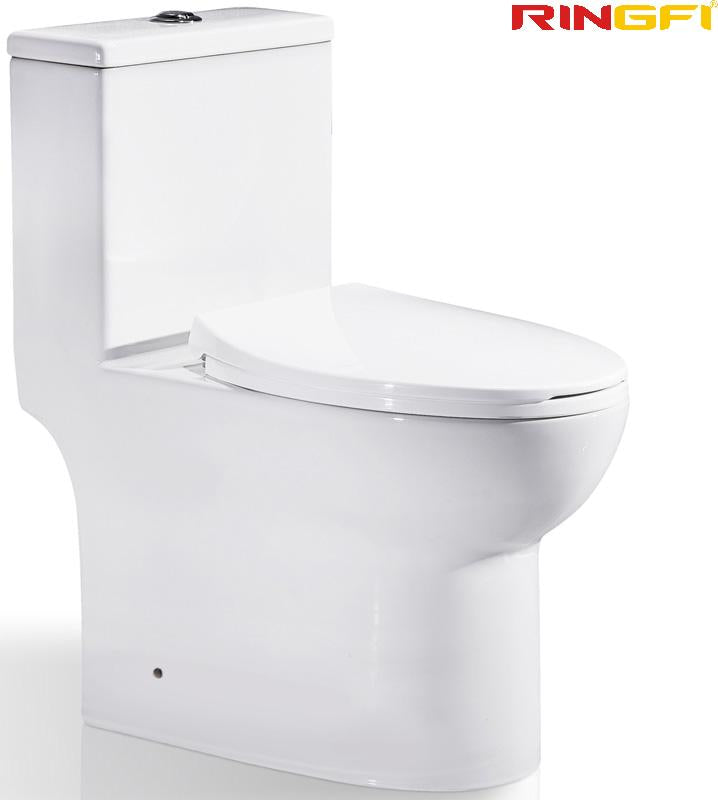 8638 One-piece modern design simple floor-standing ceramic toilet easy to clean
