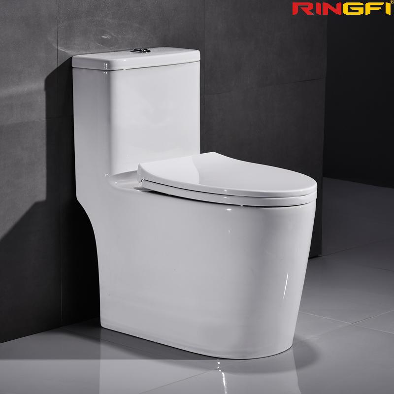 8636 One-piece modern design simple floor-standing ceramic toilet easy to clean