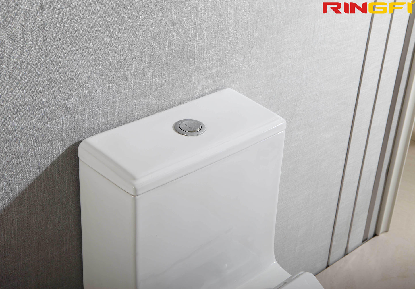 8629 One-piece modern design simple floor-standing ceramic toilet easy to clean