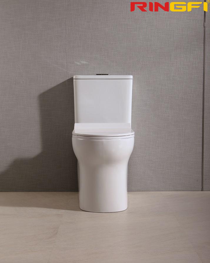 8618 One-piece modern design simple floor-standing ceramic toilet easy to clean