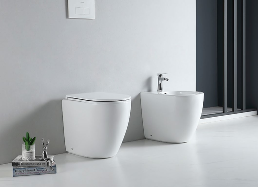 Arta set Patented product floor-standing toilet and bidet, seamless installation, easy to clean and beautiful, silent toilet design with no noise