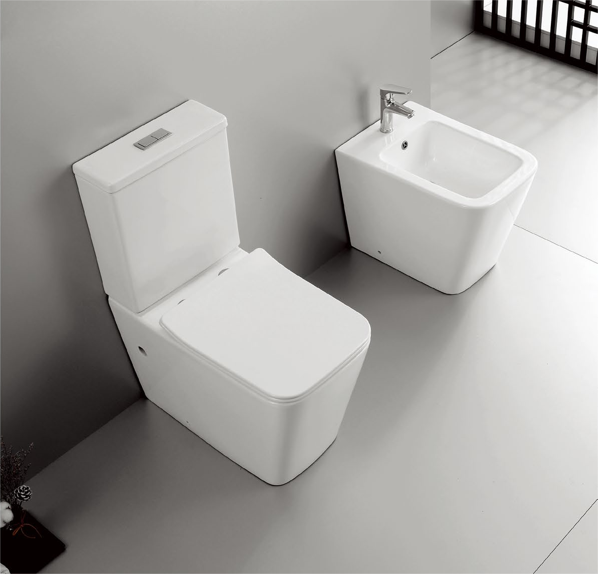 42005/42006 Patented product split toilet rimless, p/s-trap