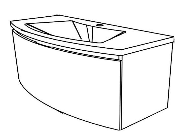 460N Art Basin with many colors