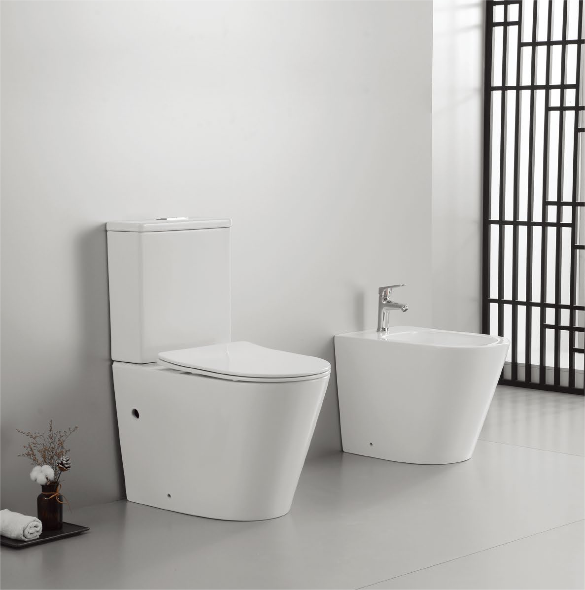 51005/51006 Patented product split toilet rimless, p/s-trap
