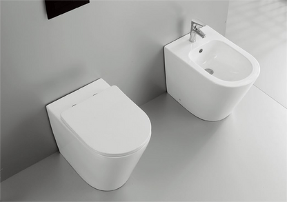 52001 Patented product WC Back to wall rimless, p/s-trap