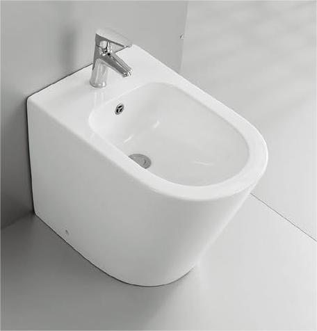 Risa set Floor-standing toilet&bidet,rimless, s/p-trap