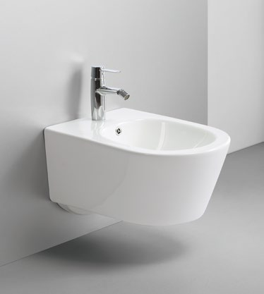 52004 No heavy on the wall patented product wall hang bidet rimless, p-trap