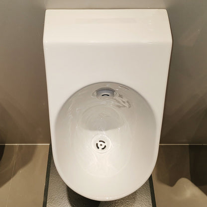 7080 white&black Wholesale high quality urinal cistern ceramic white sensor flush valve ceramic urinal bath wall hung ceramic urinal
