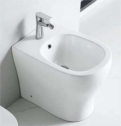 90008/90009 High Hin Set Compatible with all market standards, suitable for all disabled sizes, floor-standing toilet floor-standing bidet combination, rimless patented product, 500mm high