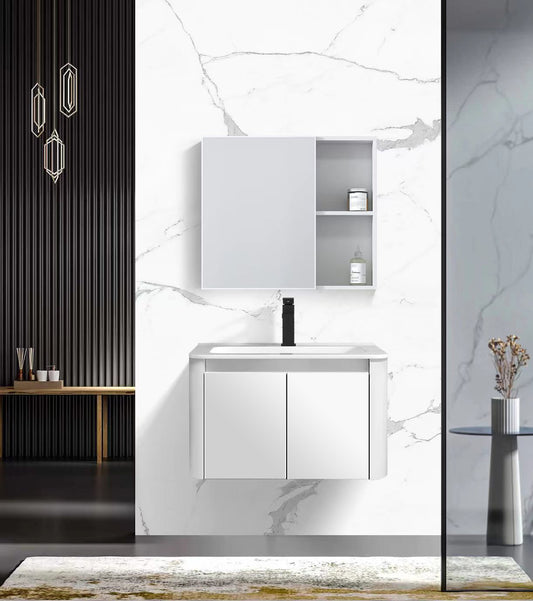 9891 Nordic design bathroom cabinet multi-layer storage design