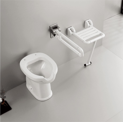 DB002 Product size suitable for all disabled people special care floor-standing toilet front opening S-trap total flush