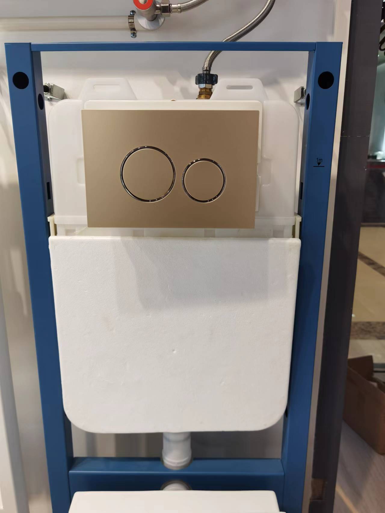 WT006 New Arrival Concealed smart water Sanitary water tank sensor flushing Concealed hanging intelligent sensor water Toilet tank