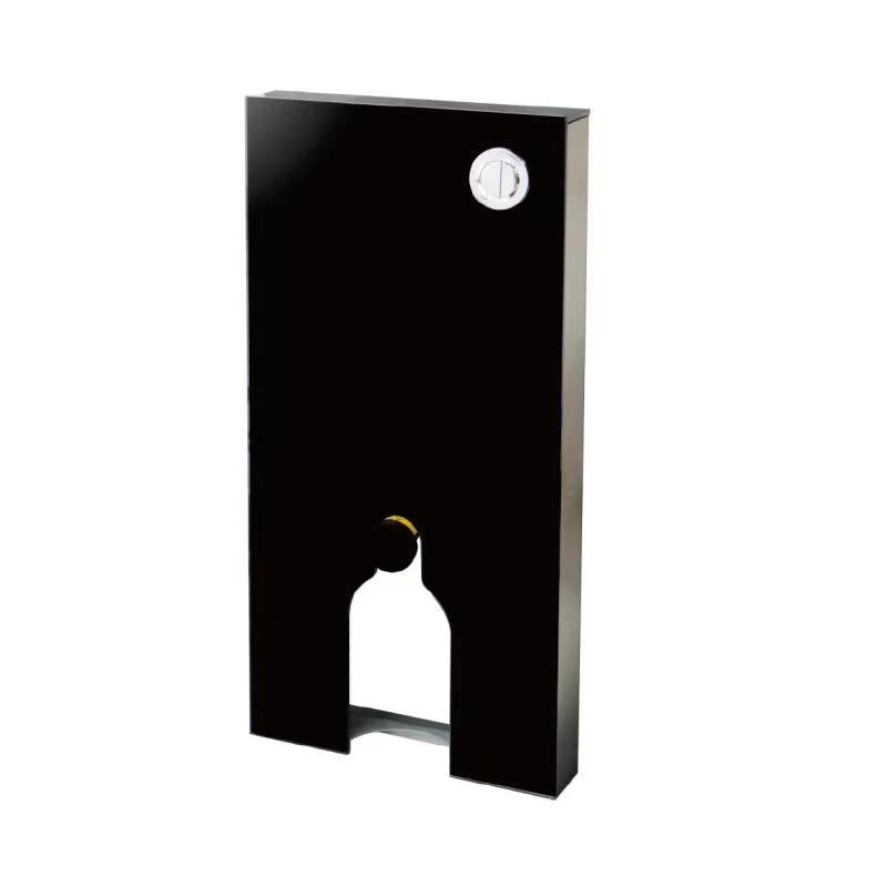 WT001 Latest innovative products ce standard toilet water tank for europe floor standing sensor capacitive cabinet glass cistern