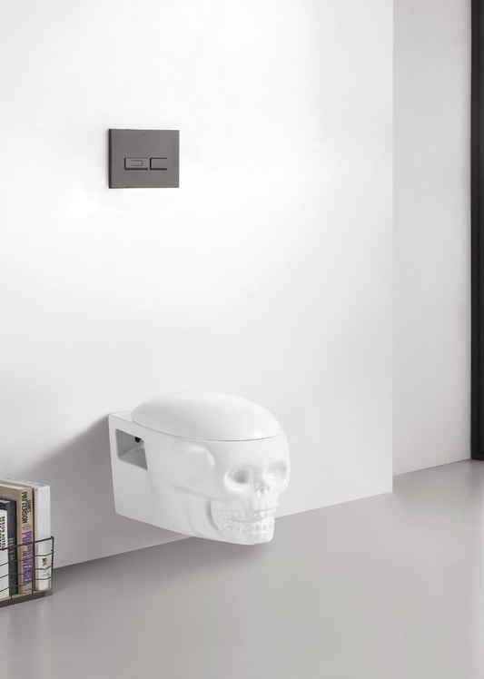 Skull set wall hung toilets combines products with culture, strong style and strong development capabilities