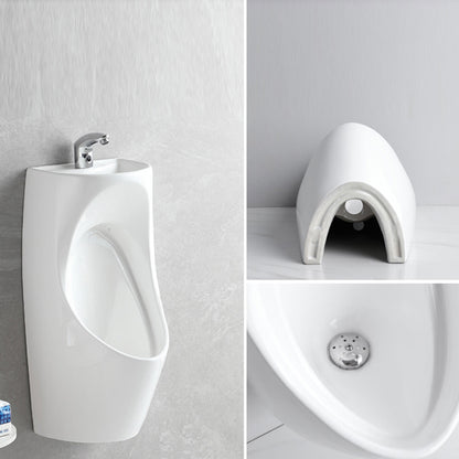 U008 Sink urinal in one men toilet Urinario ceramic flush mounted Urino wc wall mounted ceramic urinal sanitary ware men's urinal