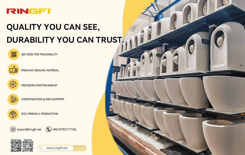 Quality You Can See, Durability You Can Trust: Why RINGFI is Your Ideal Partner for Sanitary Ware