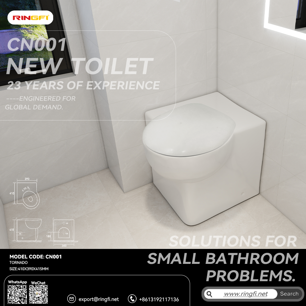 Big Style, Small Footprint: Meet the RINGFI CN001 "Tornado" – The Ultimate Solution for Compact Bathrooms