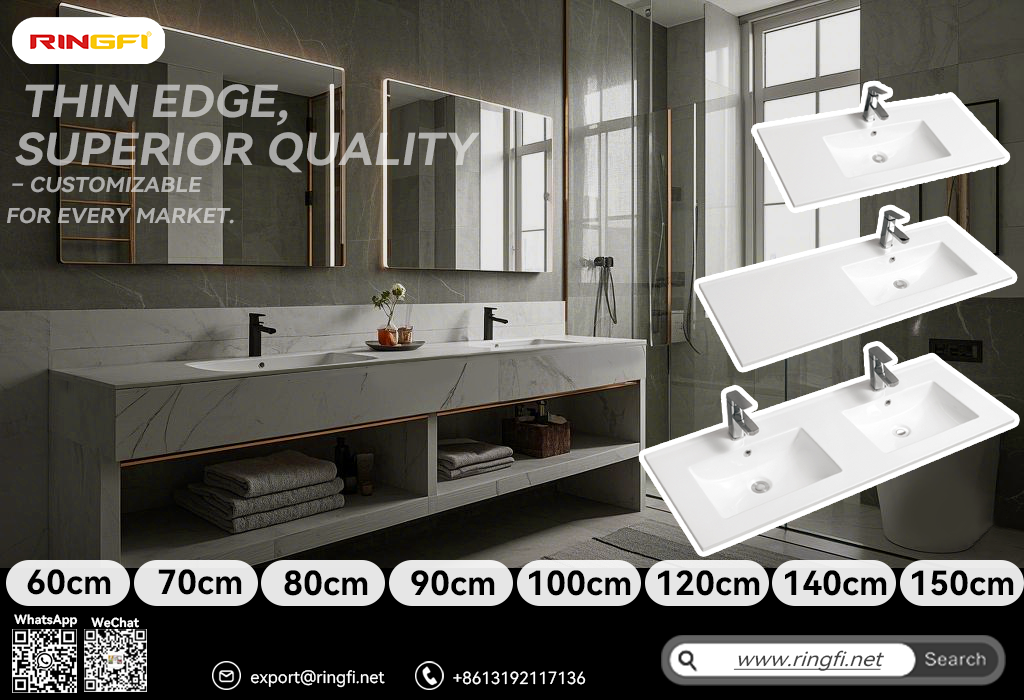 Minimalist Redefined: RINGFI's Thin Edge Washbasins – Superior Quality for Every Market