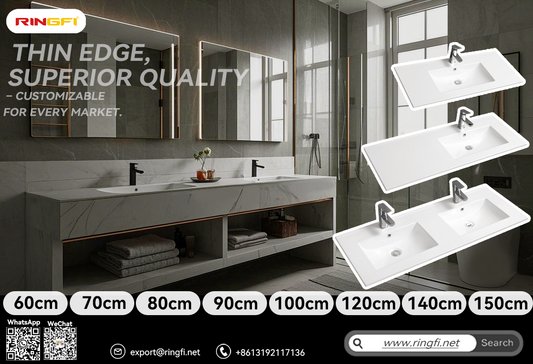 Minimalist Redefined: RINGFI's Thin Edge Washbasins – Superior Quality for Every Market