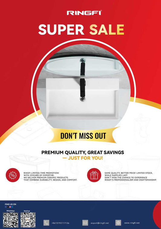 Elevate Your Bathroom: RINGFI Super Sale is Here – Premium Quality, Unbeatable Savings!