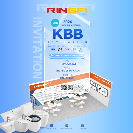 RINGFI Invites You to KBB Birmingham 2026 — Discover Excellence in Ceramic Sanitary Ware