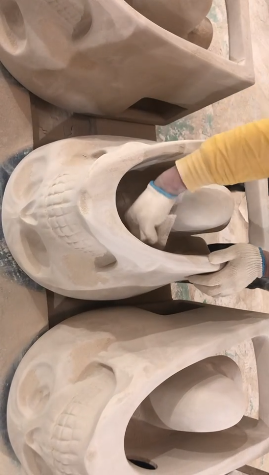 A worker woking with the toilet product from ringfi bathroom