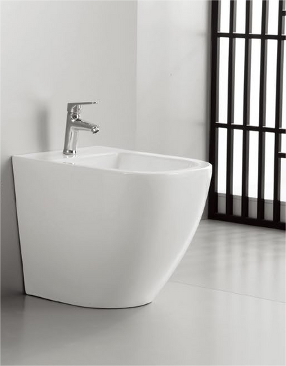 Quick set Patented product toilet&bidet back to wall, rimless, flush