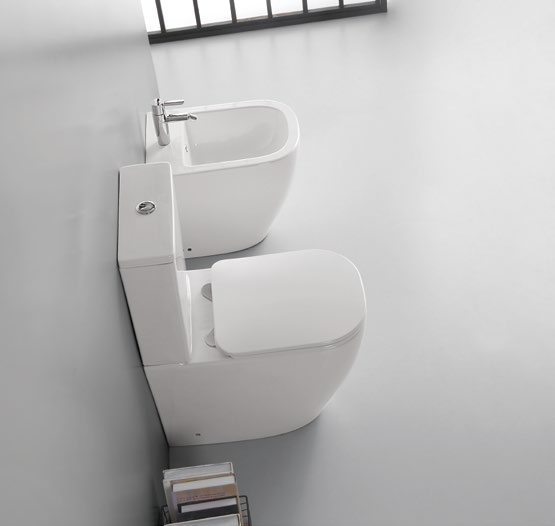 11005/11006 Prodotto brevettato WC split senza brida, sifone p/s