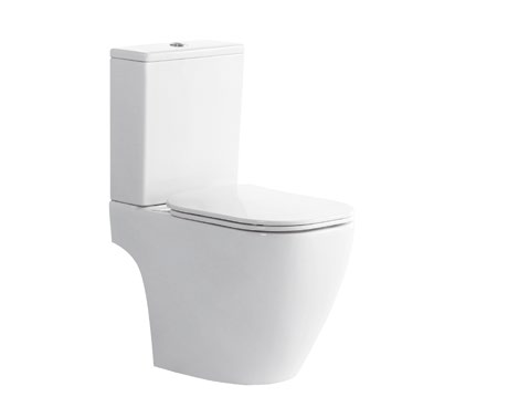 Qucik set Patented product floor-standing split toilet rimless, p/r-trap