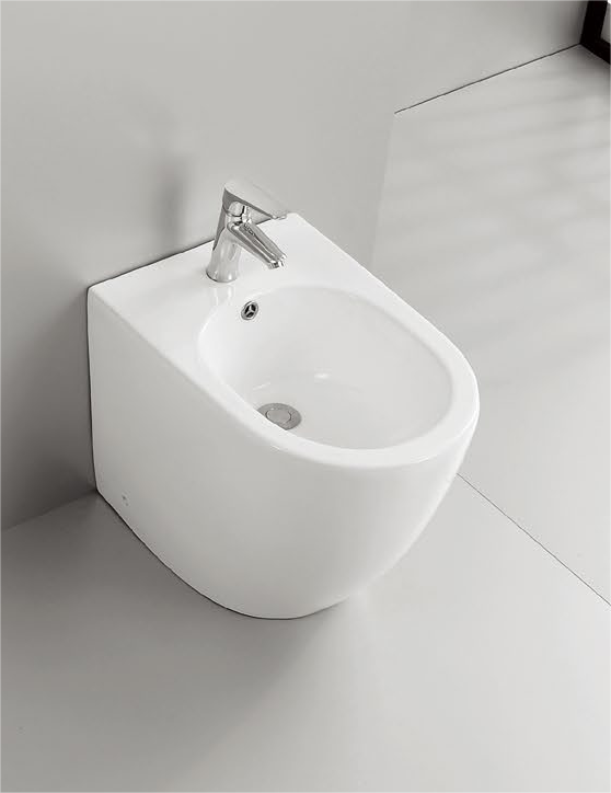 Set Aidy Prodotti brevettati WC a pavimento, bidet, senza brida, sifone a scarico