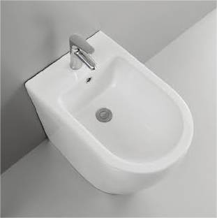 20008/20009 High Aidy Bidet combinato a terra senza brida, scarico totale prodotto brevettato adatto a disabili di tutte le taglie