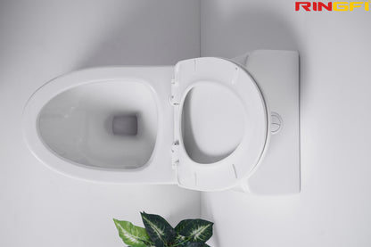 8636 One-piece modern design simple floor-standing ceramic toilet easy to clean