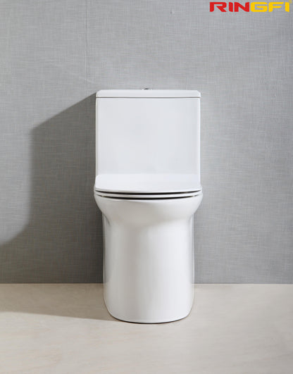 8629 One-piece modern design simple floor-standing ceramic toilet easy to clean