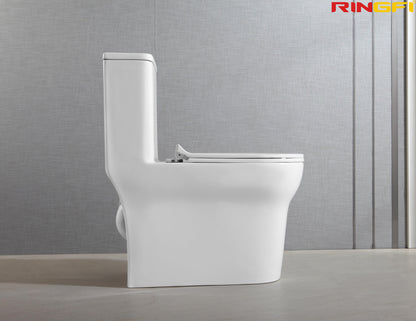 8618 One-piece modern design simple floor-standing ceramic toilet easy to clean