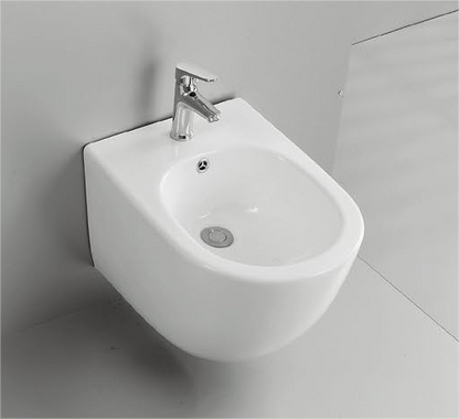 22004 Patented product wall hang bidet rimless, p-trap
