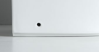 25001 Seamless installation, easy cleaning and silent design patented product bidet back to wall rimless, p/s-trap
