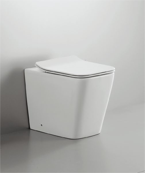 40001 Producto patentado WC Adosado a pared sin reborde, sifón p/s
