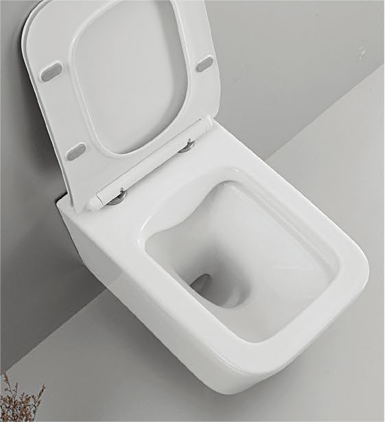 Ailin set Patented product wall hang toilet, bidet rimless, p-trap