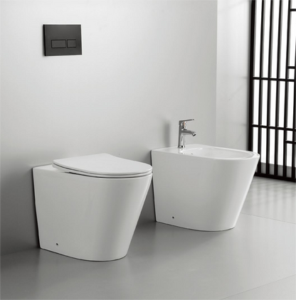 52001 Patented product WC Back to wall rimless, p/s-trap