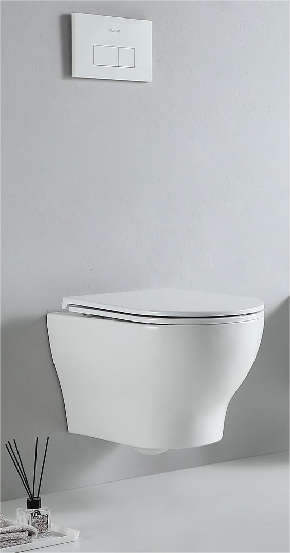 Hida set patented product wall hung toilet&bidet p-trap