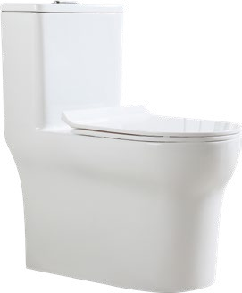 6618 Wc monoblocco in ceramica dal design moderno semplice a terra facile da pulire